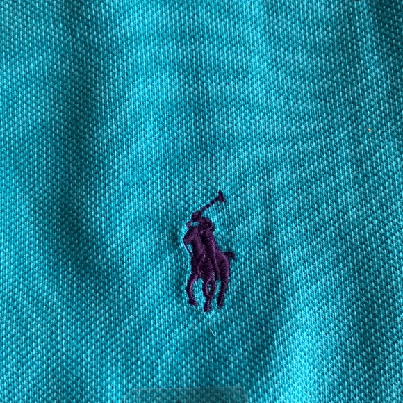 Polo Ralph Lauren Boys Polo Mesh Blue  Size 14-16 NWT - Picture 3 of 4